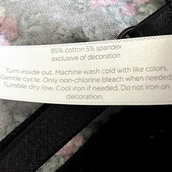 Cacique Lane Bryant NWT Rose Print Knit Sleep Chemise Cami Top Plus Size 26 / 28 - Picture 9 of 9